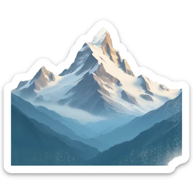 Swiss alps vibes sticker