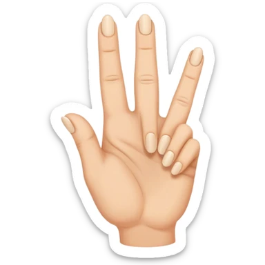 Hand with pinched fingers gesture, Italian gesture sticker