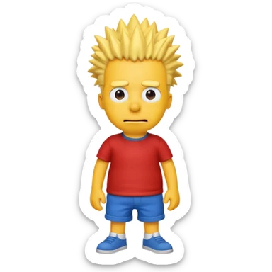 the simpsons, Different every character, only one at a time. sticker