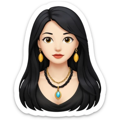 ca you make her hair a little longer please sticker