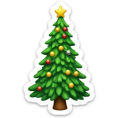 Christmas tree  sticker