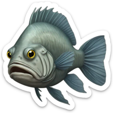 wolffish-uruguay sticker