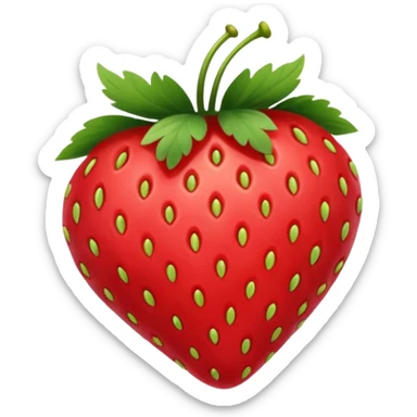 Cottagecore strawberries  sticker