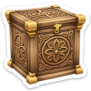 mysterious box sticker