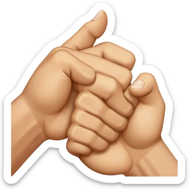 fist bump sticker