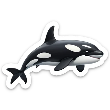 orca quadruped sticker