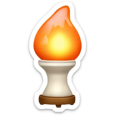salt lamp  sticker
