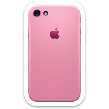 Pink iphone sticker