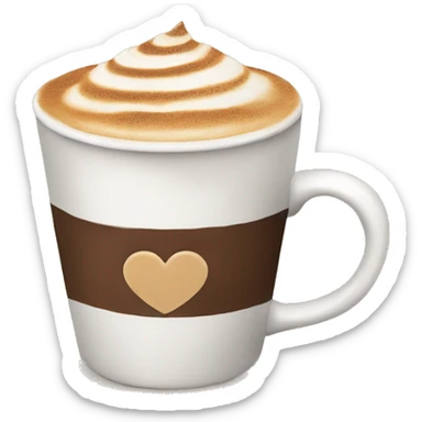 cappucino heart emoji sticker