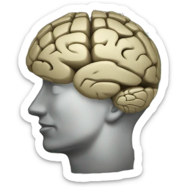 Cerebro dinero sticker