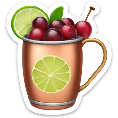 Cranberry Moscow mule  sticker