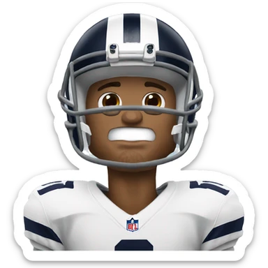 Dak Prescott shush sticker