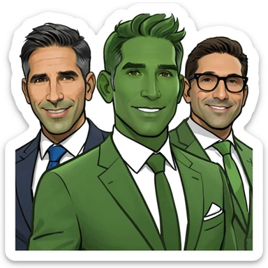 Josh king jetset Madrid celebrity millionaire Grant Cardone Alex hormozi Iman gadzhi business parrners sticker