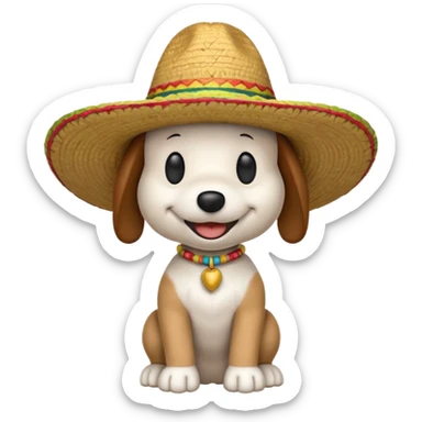 snoopy feliz sticker