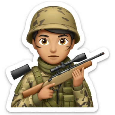 army sniper  sticker