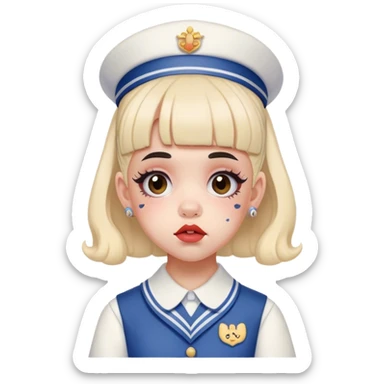 make a melanie martiez k 12 em sticker