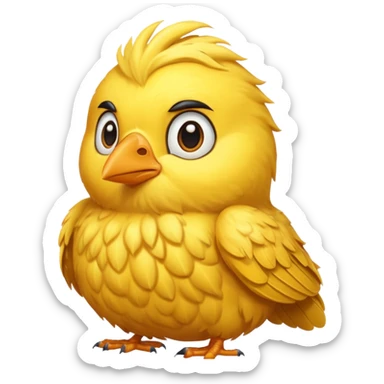 vild big bird sticker