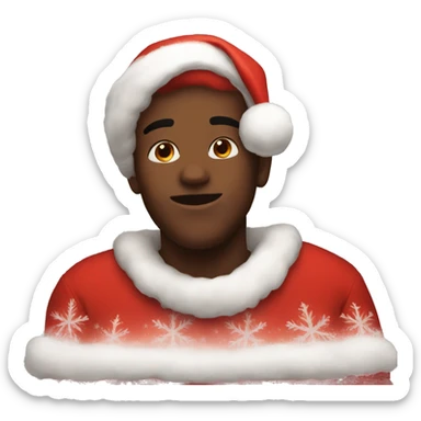 Red aesthetic for Christmas  sticker