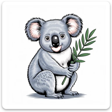 Koala sticker