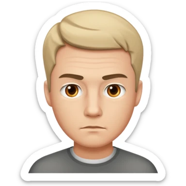 serious man  sticker