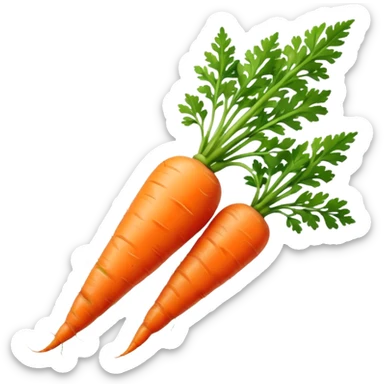 Carrot sticker