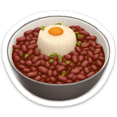 Red Beans and Rice with jerk Chicken sticker
