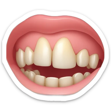 teeth-flushed-teeth-flushed sticker
