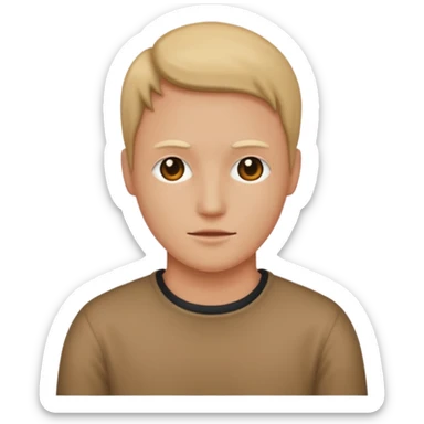 whitout face  sticker