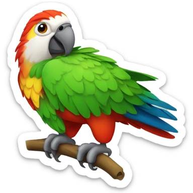 Parrot sticker