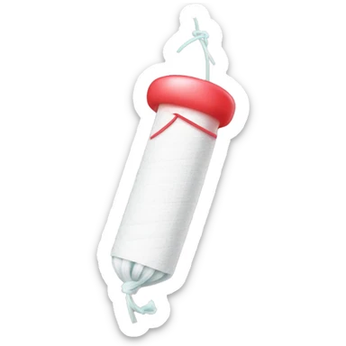 Cute little tampon with string  sticker