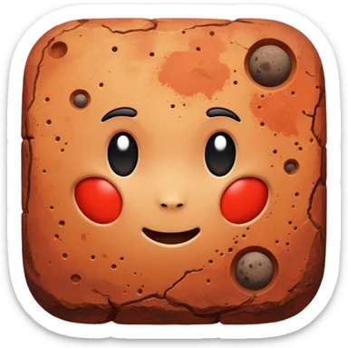 mars in space sticker