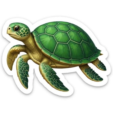 Turtle on Top of Turtle sticker