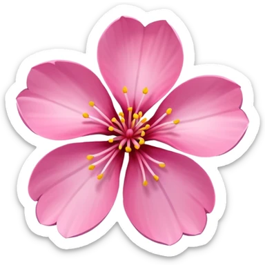 sakura flower sticker