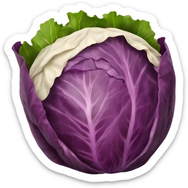 Spicy red cabbage sticker