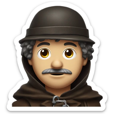 the red baron on the gallows from the game The Witcher 3 sticker