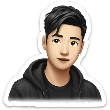 Asian kpop guy sticker