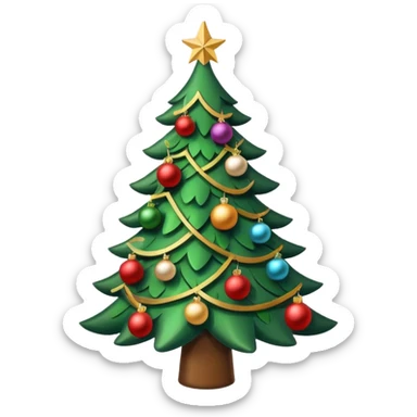 arbol de navidad sticker