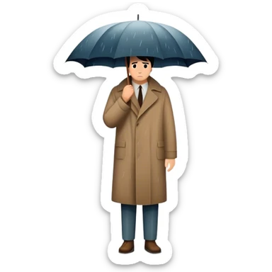 Icon for Drama Movies: A vintage movie poster-style design with intense emotional elements, like a lone figure in a rainstorm, or dramatic lighting. Include subtle symbols of heartache and struggle. Bold typography, cinematic feel. Transparent background. sticker