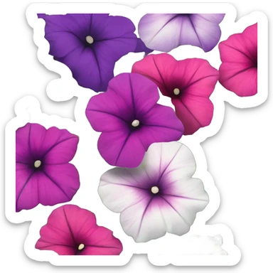 Petunias sticker