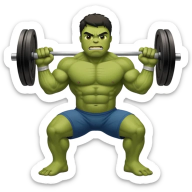 Hulk sawing - at globle gym, we are better than you and we know it. sticker