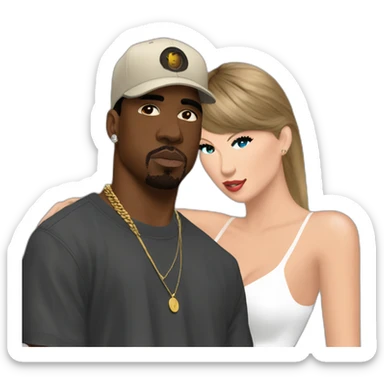 travis scott artist with kanye west artist and taylor swift artist sticker