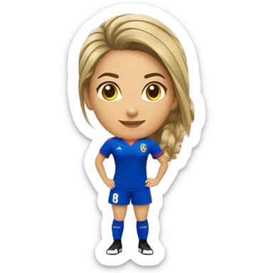 Mulher morena juiz futsal  sticker