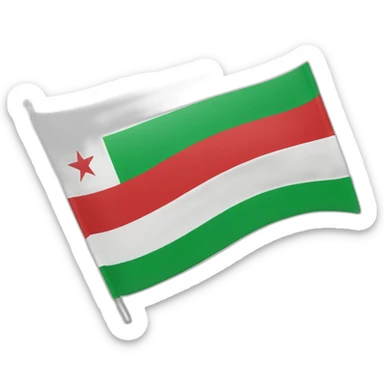 Somaliland flag green,white and red sticker