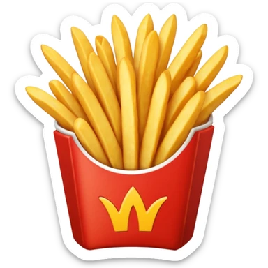 patatine fritte (giallo) sticker