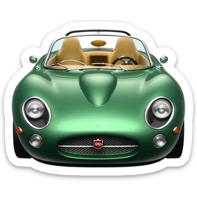 D type jag sticker