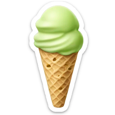 Pistachio ice cream sticker