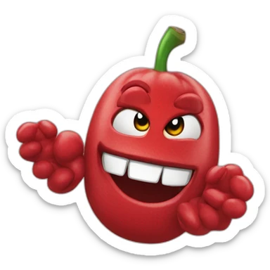 Cœur rouge entrain de fondre sticker