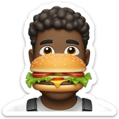 PlayStation 5 gamer ratine a burger  sticker