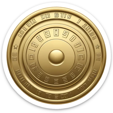 A gong  to celebrate sales wins (customer deals) sticker