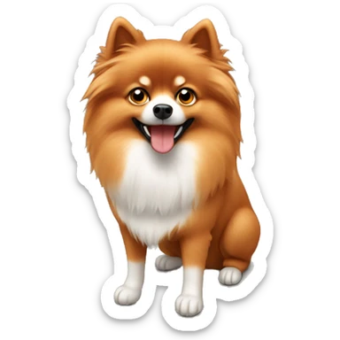 Red Spitz sticker